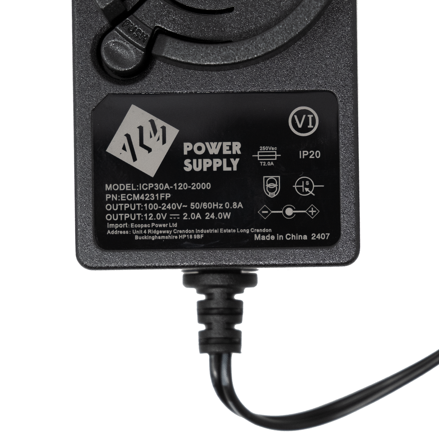 Replacement Case Power Supply brick (2A)