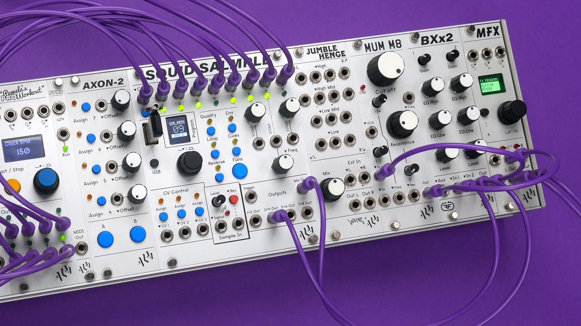 Alm busy quaid megaslope モジュラーシンセ ALM busy QUAID MEGASLOPE